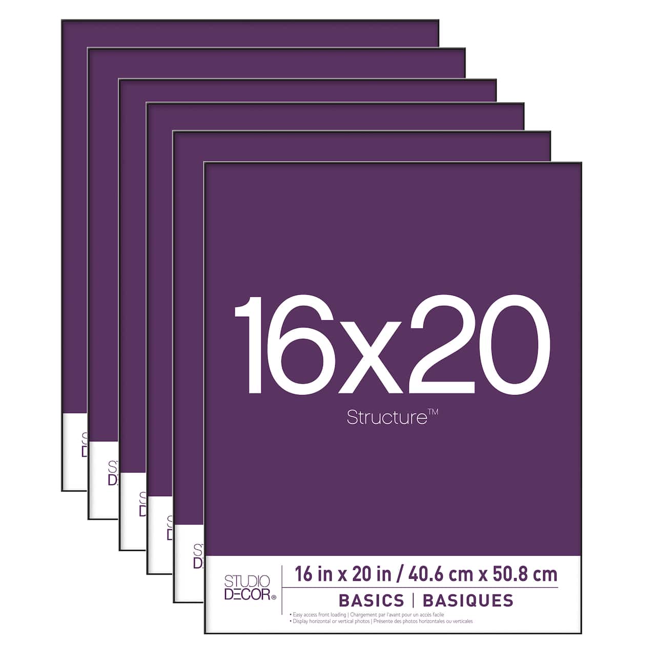 6 Pack: Black Frame, Basics by Studio Décor®